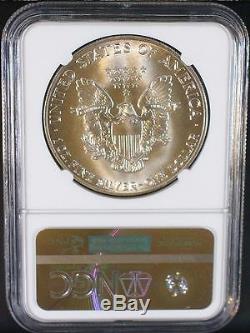1986 $1 1 oz. American Silver Eagle Freshly Graded Perfect NGC MS 70 Gold Label