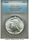 1986 $1 American Silver Eagle Anacs Ms70 First Year Of Issue Better Date