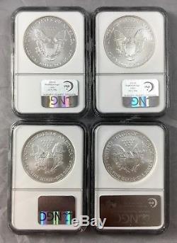 1986-2005 American Silver Eagle Set 20 Silver Coins NGC MS69 FREE SHIPPING