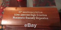 1986-2005 American Silver Eagles 20th Anniversary Collection NGC MS69