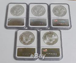 1986-2005 American Silver Eagles NGC MS69 Nice Collector Lot of 20- Coins