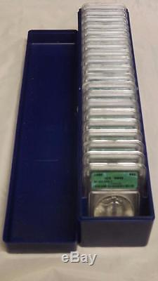 1986-2005 Silver American Eagle Set MS69 ICG $1 US Mint Coins