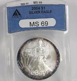 1986-2006 American Silver Eagle Set ANACS MS69 Certified & Graded (21 Coin Lot)