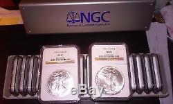 1986 2006 American Silver Eagle Set -NGC MS69 21 Coin Set