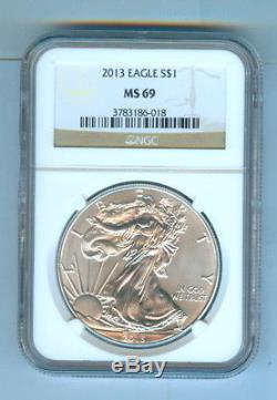 1986 2013 American Eagle Silver Coin Group 28 Coins Total Ngc Ms 69