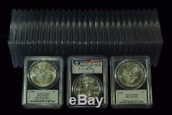 1986 2015 Ed Moy Exclusive Hand Signed MS69 American Eagle Silver Set (b100.1)