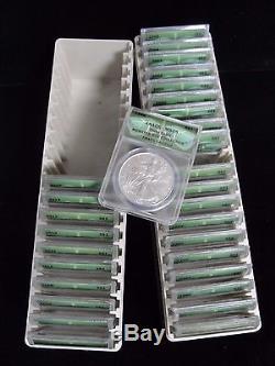 1986-2015 MS69 ANACS American Silver Eagle 30 Coin Set #1D 2D