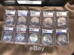 1986 2016 American Silver Eagle 31 Coin Set PCGS MS69