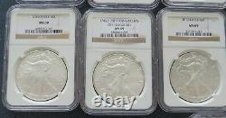 1986 2016 American Silver Eagle Coin Set NGC MS69 (31) 1oz. 999 Silver Coins