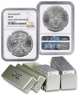 1986 2016 Complete 31 Coin American Silver Eagle Set Ngc Ms 69 Cheapest