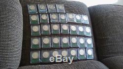 1986 2017 COMPLETE 32 COIN AMERICAN SILVER EAGLE SET. ICG MS 69. Or better