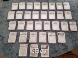 1986-2018 American Silver Eagle NGC MS69 Registry Set 33 Coins