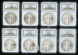 1986-2018 Silver American Eagle $1 Dollar 1oz NGC MS-69 Lot of 33 Coins