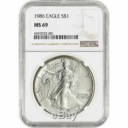 1986 2020 American Silver Eagle 35 Coin Set NGC MS69