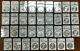 1986 2020 American Silver Eagle Set All NGC MS69 35 Coins withslab boxes