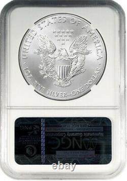 1986-2021 American Silver Eagle 37-pc Set NGC MS69 (2 New NGC Boxes)