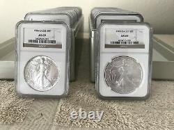 1986 2021 Complete 36 Coin American Silver Eagle Set Ngc Ms 69