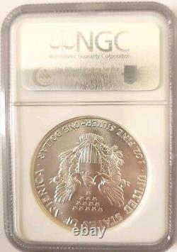 1986 AMERICAN SILVER EAGLE Dollar $1 NGC MS 70 ASE