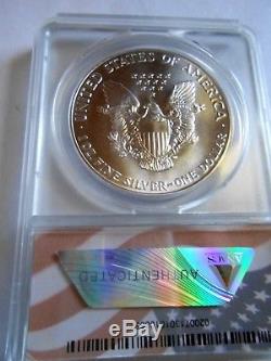 1986 American Eagle Ms 70 First Year Of Issue Low Pop Rare Flag Brand