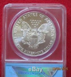 1986 American Eagle Silver Dollar Graded MS 70