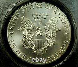 1986 American Silver Eagle $1 graded ANACS MS70
