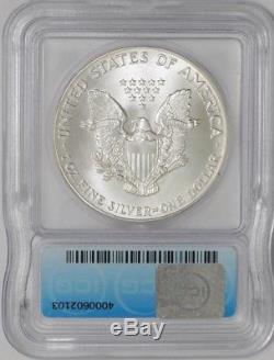 1986 American Silver Eagle $ #4000602103 MS70 ICG