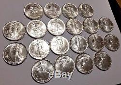 1986 American Silver Eagle Roll Tube BU UNC MS Coin $1 FIRST YEAR KEY DATE