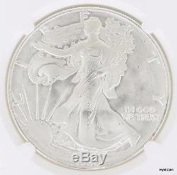 1986 Silver American Eagle Dollar $1 NGC MS70