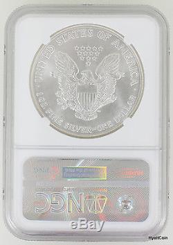 1986 Silver American Eagle Dollar $1 NGC MS70