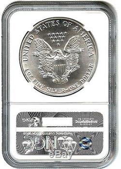 1986 Silver Eagle $1 NGC MS70 Rare Grade American Eagle Silver Dollar ASE