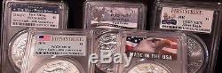 1986 Silver Eagle NGC MS 70 First Year of the Most Beautiful American. 999 fine