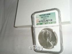 1986 US $1 American Silver Eagle NGC MS 70 First Year of Issue Rare High Grade