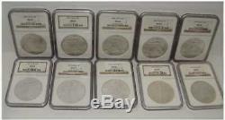 1986 thru 2009 NGC MS 69 American Silver Eagle 24 Coin Graded Set 1996 1994