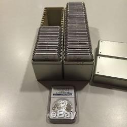 1986 thru 2015 American Silver Eagle 30 Coin Proof Set All NGC MS 69