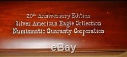 1986 to 2005 American Eagle Silver Dollars 20th Anniversary Collection NGC MS69
