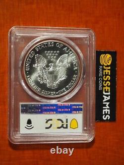 1987 $1 American Silver Eagle Pcgs Ms70 Classic Blue Label Better Date