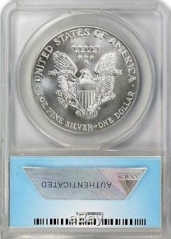 1987 $1 Silver American Eagle ANACS MS70