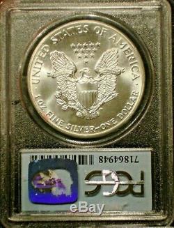 1987 911 American Silver Eagle Ms69 Wtc Ground Zero Recovery Rare Date