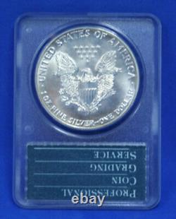 1987 American Silver Eagle GREEN LABEL PCGS MS68 FIRST YEAR OF PCGS GRADING