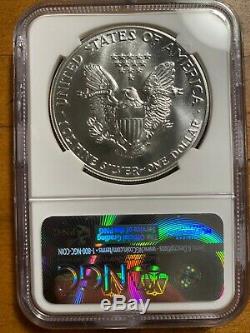 1987 American Silver Eagle Ms70 Ngc