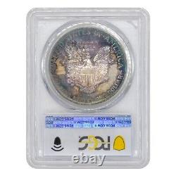 1987 American Silver Eagle PCGS MS65 Lovely Toning