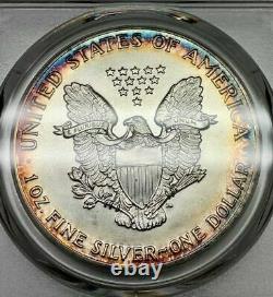 1987 American Silver Eagle PCGS MS69 NATURALLY TONED