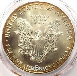 1987 Toned American Silver Eagle Dollar $1 ASE PCGS MS68 Rainbow Toning Coin