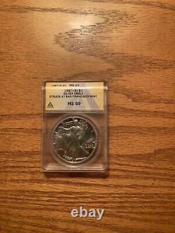 1987-s American Silver Eagle $1 (struck At San Francisco Mint) Ms 69