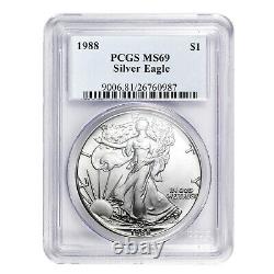 1988 $1 American Silver Eagle MS69 PCGS