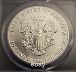 1988 American Silver Eagle ANACS MS70 First Year. 999 Fine Silver FLAWLESS