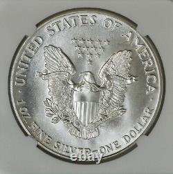 1988 American Silver Eagle $ MS70 NGC Q943326-9