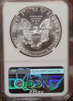 1988 Ngc American Silver Eagle Ms70