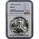 1988 Silver American Eagle MS 70 NGC Brown Label