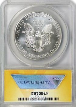 1989 $1 Silver American Eagle ANACS MS70